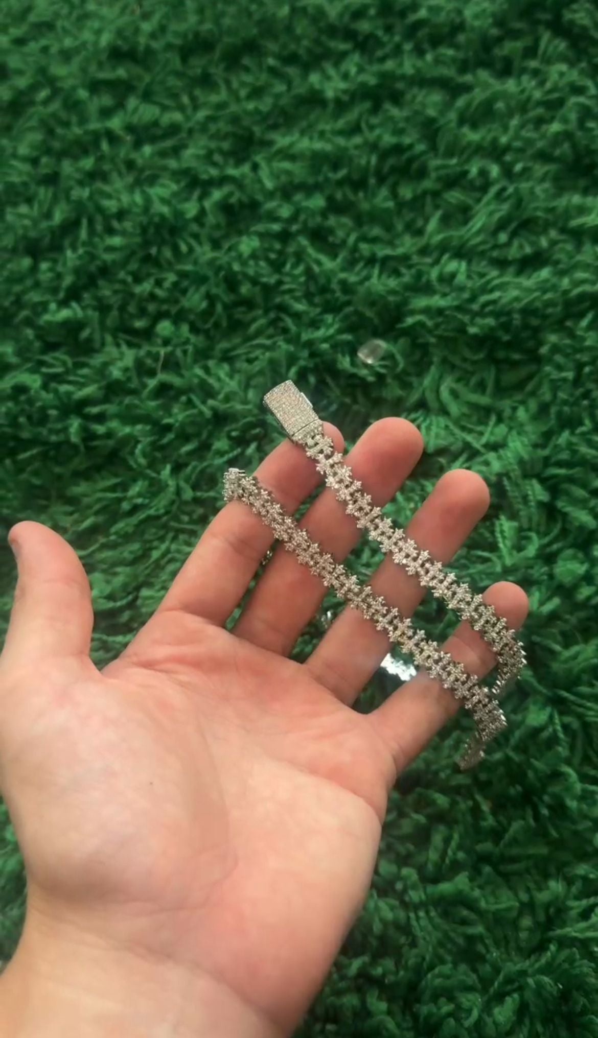 D*PE Moissanite Cross Necklace